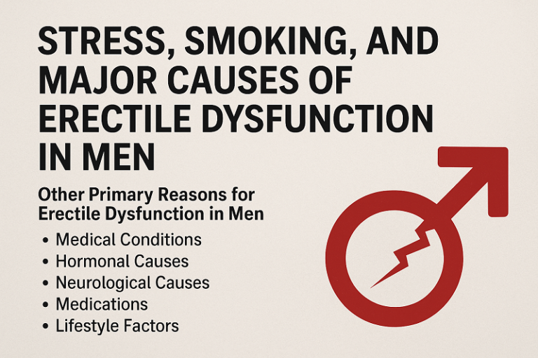 Stress and Smoking: Major Causes of Erectile Dysfunction in Men