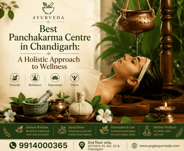 Best Panchakarma Centre in Chandigarh: A Holistic Approach to Wellness